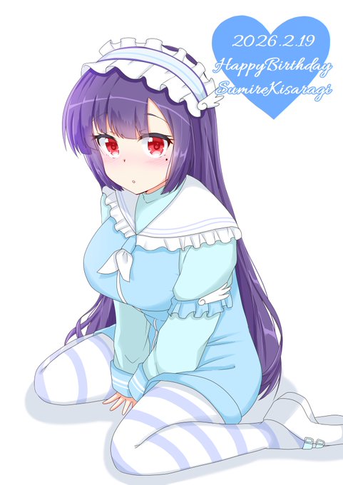 @TA_Official 
すみれちゃんお誕生日おめでとうございます🎂🎉🍖
去年の天使界隈が可愛かったので今年はそれを描かせていただきました!
今年一年もよく食べみんなと仲良く元気に過ごしてください! 