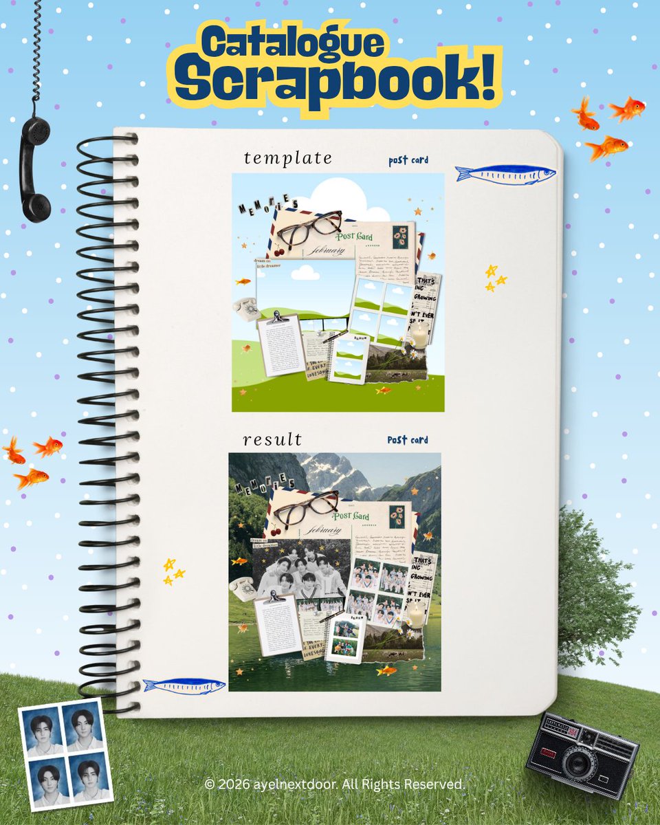 ayelnextdoor's tweet image. Help repost? thank you!! &amp;lt;3 

Haii, aku ada template scrapbook "post card"💌⭐🖼️
Ada 3 versi ukuran yap untuk instagram post, x dan desktop wallpaper 🙌🏻

Template ini bisa di order di lynk.id/nekkomories yaa, jangan lupa baca dan patuhi snk yang tertulis ☝🏻
#zonauang