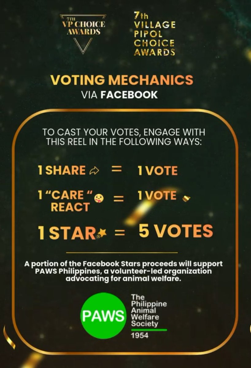 Vote Maris Racal for VPCA Movie and Tv Actress of the year. 
Vote Sunshine for Movie of the year.

Care react and share lang po.💖✨

🔗
Movie actress of the year:
facebook.com/reel/126249008…

Tv actress of the year:
facebook.com/reel/143471228…

Movie of the year:
facebook.com/reel/295024440…