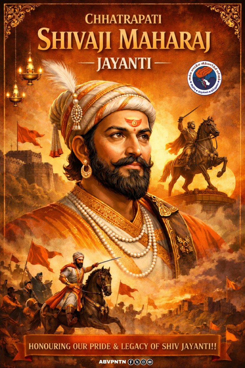 Remembering the fearless warrior, visionary leader, and pride of Bharat.
His courage still inspires millions.
Jai Bhavani! Jai Shivaji! 🚩
#ShivajiMaharaj #ShivJayanti #ChhatrapatiShivaji #MarathaPride #IndianHistory #Legend #JaiShivaji #WarriorKing