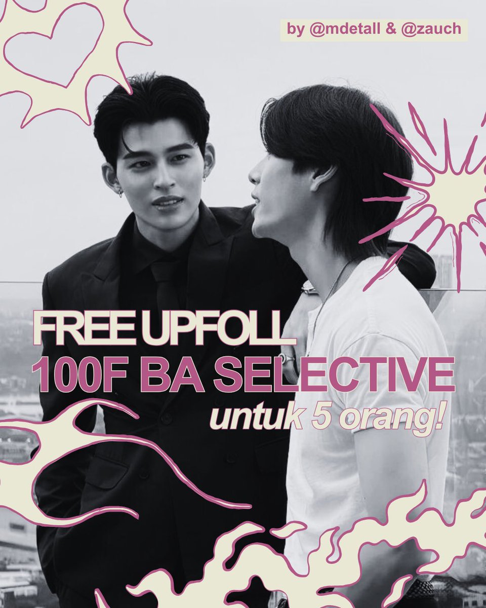 zauch's tweet image. help repost, thank you!

dalam rangka berbagi, ada free upfoll ba selective untuk 5 orang, masing-masing 100f yaa. cukup repost + follow x.com/zauch &amp;amp; x.com/mdetall (real ba auto fb). end tba.

#zonauang #zonaba