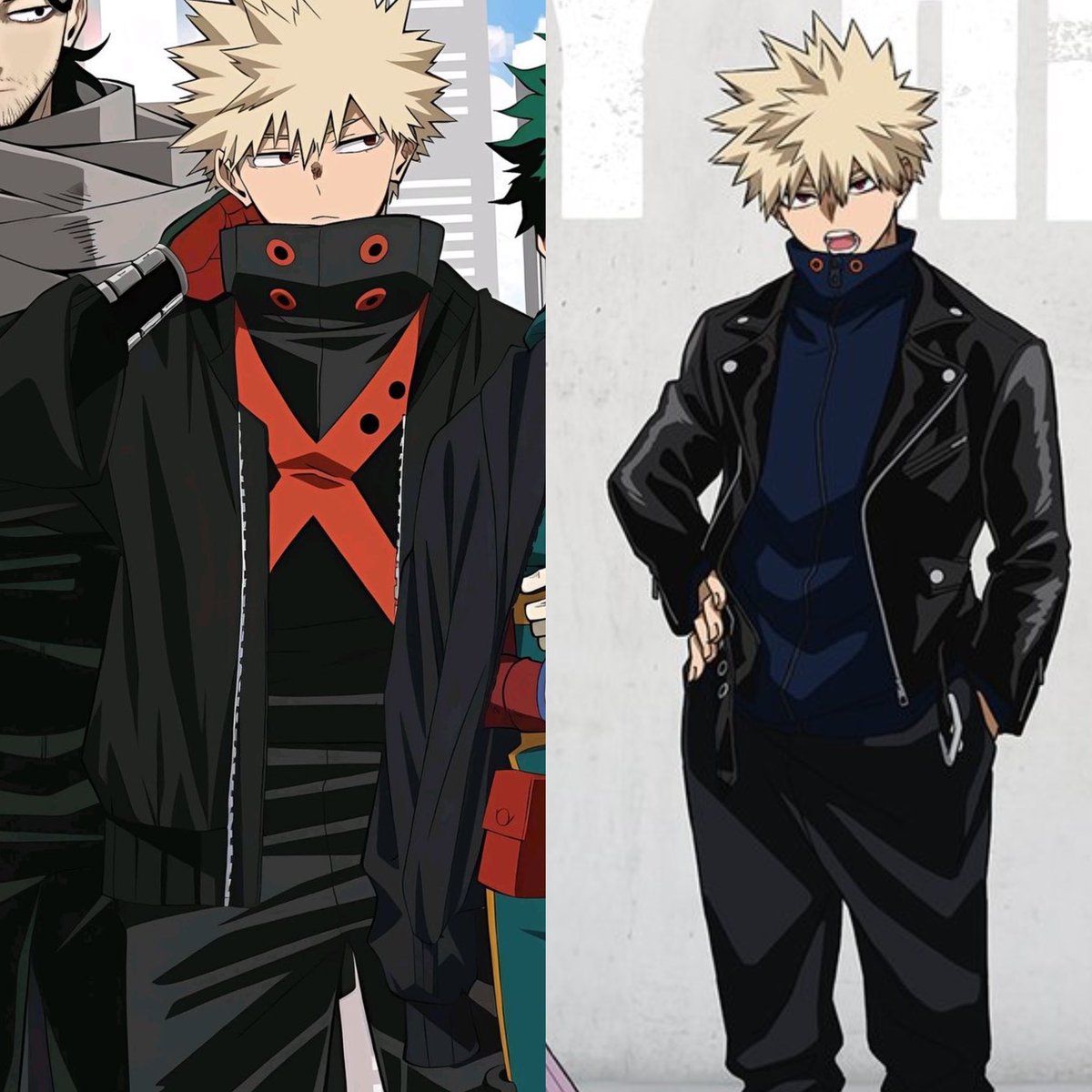 bkgodynamight's tweet photo. i am forever thankful that katsuki was being a nerd and copied best jeanist’s high neckline https://t.co/NqaQdTMfIG