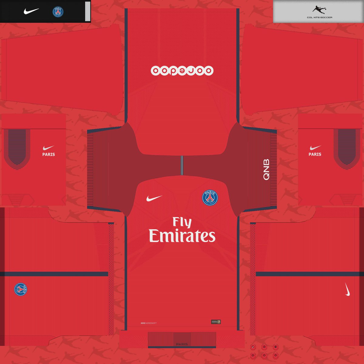 COLKITSSOCCER's tweet photo. Official: Paris Saint-Germain Kits Pack 2016 - 2017

#PES2021 #PES21 #PESKit #FC25 #KitMaker #PSG #ParisSG #Ligue1 #FootballTwitter #Futbol #Viral @PSG_inside https://t.co/CprfkpFify