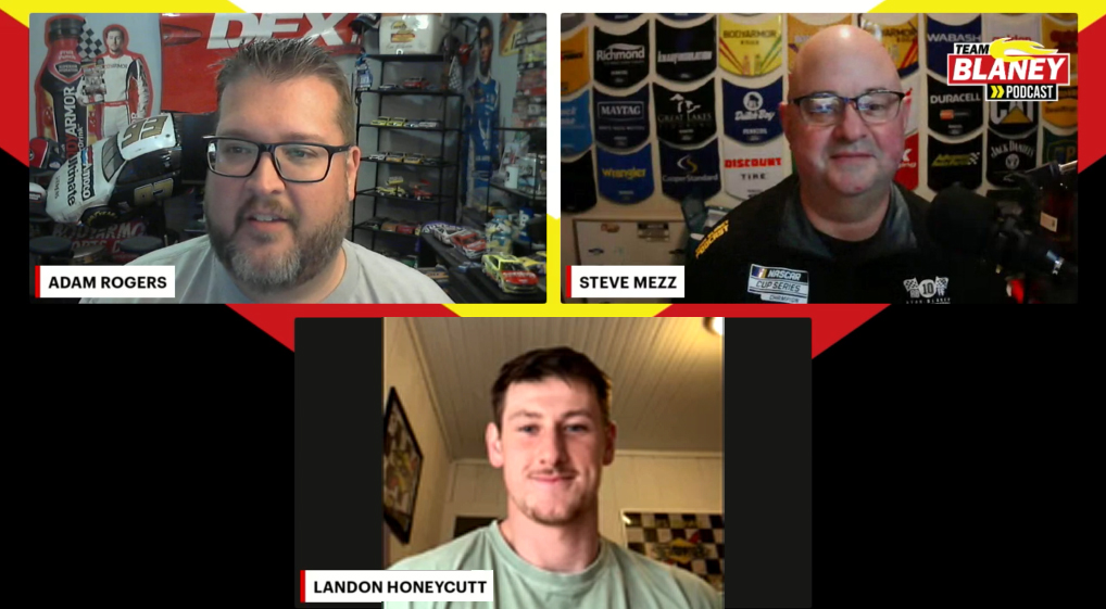 🚨 Episode 216!
<a href="/AdamRogers/">Adam Rogers</a> &amp; <a href="/Mezz_12/">Steve Mezz</a> talk with <a href="/LandonH_44/">Landon Honeycutt</a>, the new jackman for <a href="/Blaney/">Ryan Blaney</a>'s 12 car in the <a href="/NASCAR/">NASCAR</a> Cup Series. The All-American linebacker spent time with the <a href="/Browns/">Cleveland Browns</a> before setting his sights on a pit crew career.

Listen to the #Podcast or watch on <a href="/YouTube/">YouTube</a>