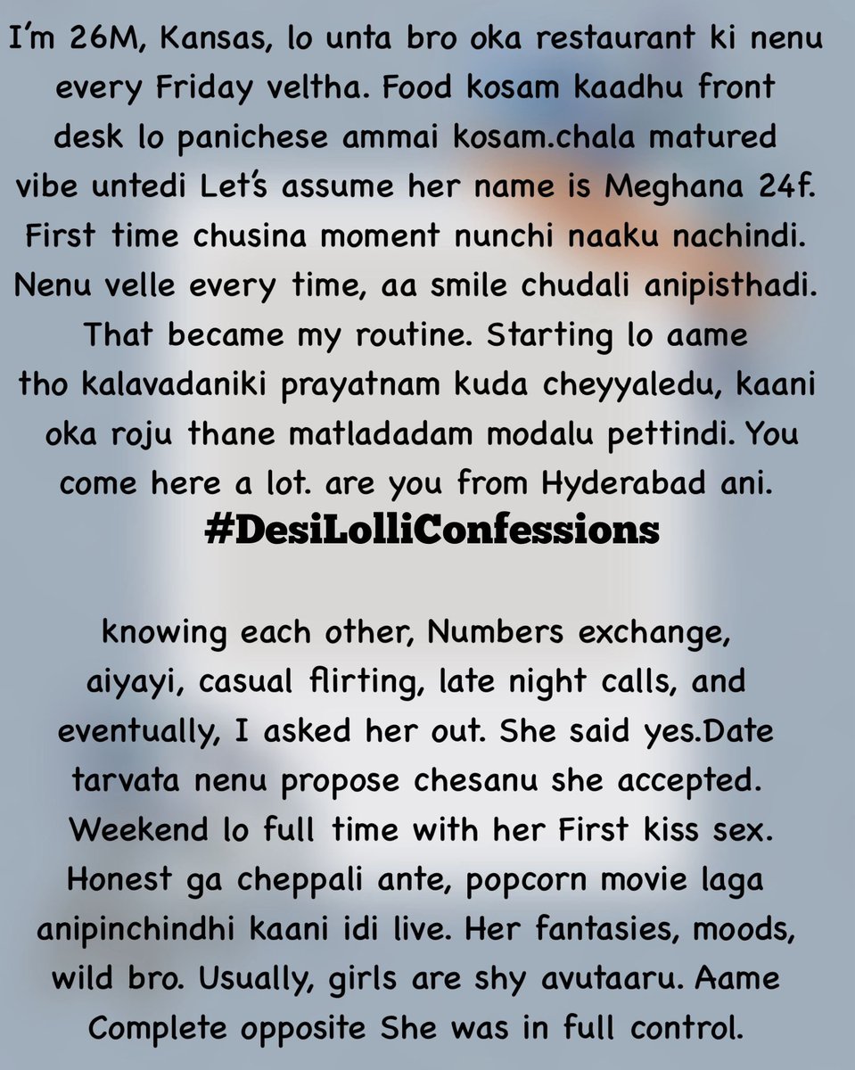 Desi Lolli Confessions tweet media