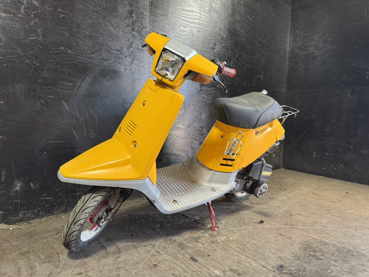 08021337Y ヤマハ 黄色 ペリカンジョグ 不動レストアベース！ 加工社外