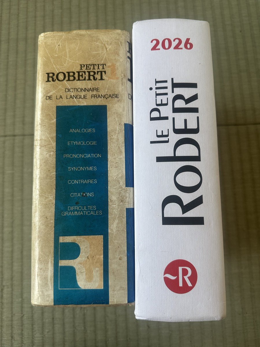 今月はパリで語学留学してからちょうど40年。当時使っていたのがこの