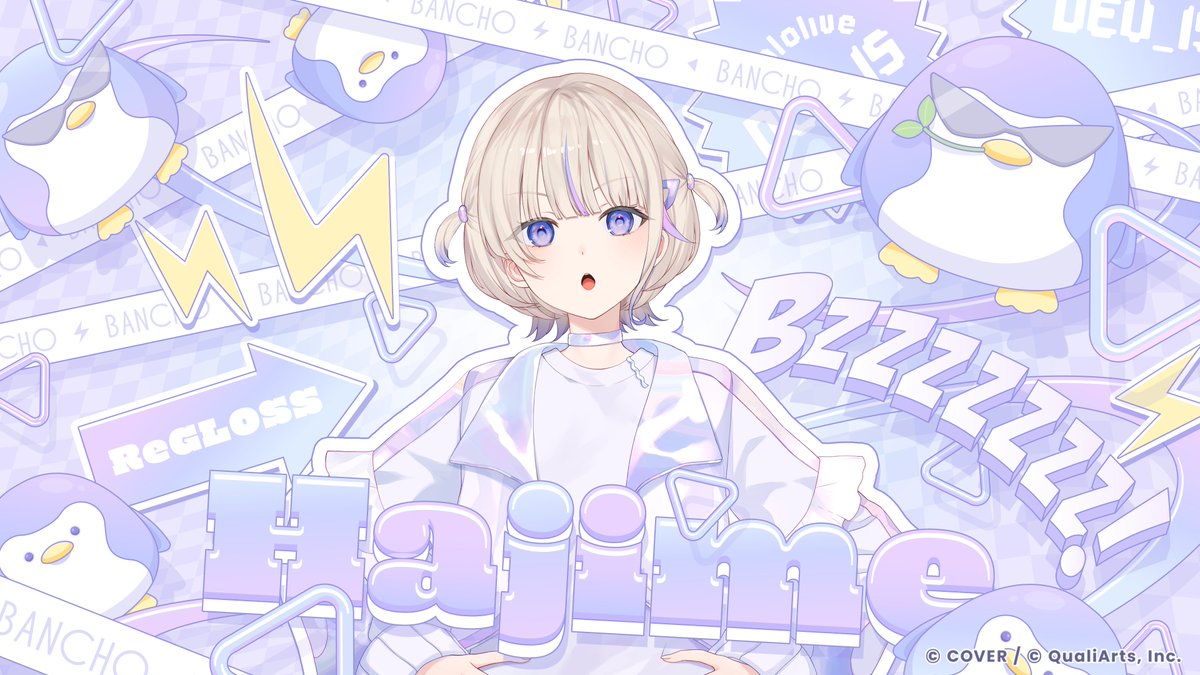 ◥◣ First Card Illustration Reveal #1  🎉◢◤

“Vroom, vroom, vroom! From hololive DEV_IS, I am ReGLOSS's Nresident badass, Todoroki Hajime!”

Revealing the first card illustration of #TodorokiHajime from ReGLOSS🐧⚡
Featuring her standard outfit, the design brings out her