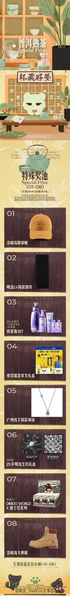 명호바에서 랜덤박스 판매한다고해요
판당 26.8위안!
기본/특별 상품 외에도 현금 홍바오가 랜덤으로 등장할수있다고 하네요

weibo.com/6315500311/526…