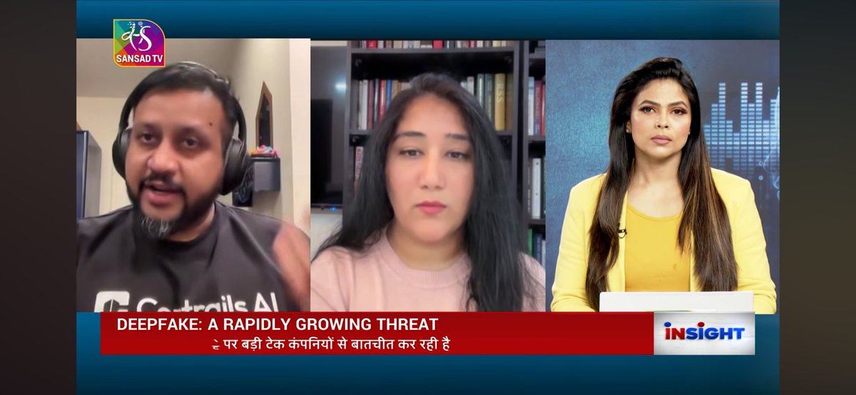 AmiFromIndia's tweet image. भारत #DeepFakes के खिलाफ खड़ा है! 🇮🇳

@contrails_ai अब सरकार के साथ मिलकर इस राष्ट्रीय खतरे से निपट रहा है। चुनौती बड़ी है, पर सामूहिक इच्छाशक्ति से जीत मुमकिन है। आइए, सुरक्षित डिजिटल भारत के लिए साथ जुड़ें। 💪

#AIImpactSummit #IndiaAIImpactSummit2026 #IndiaAISummit2026