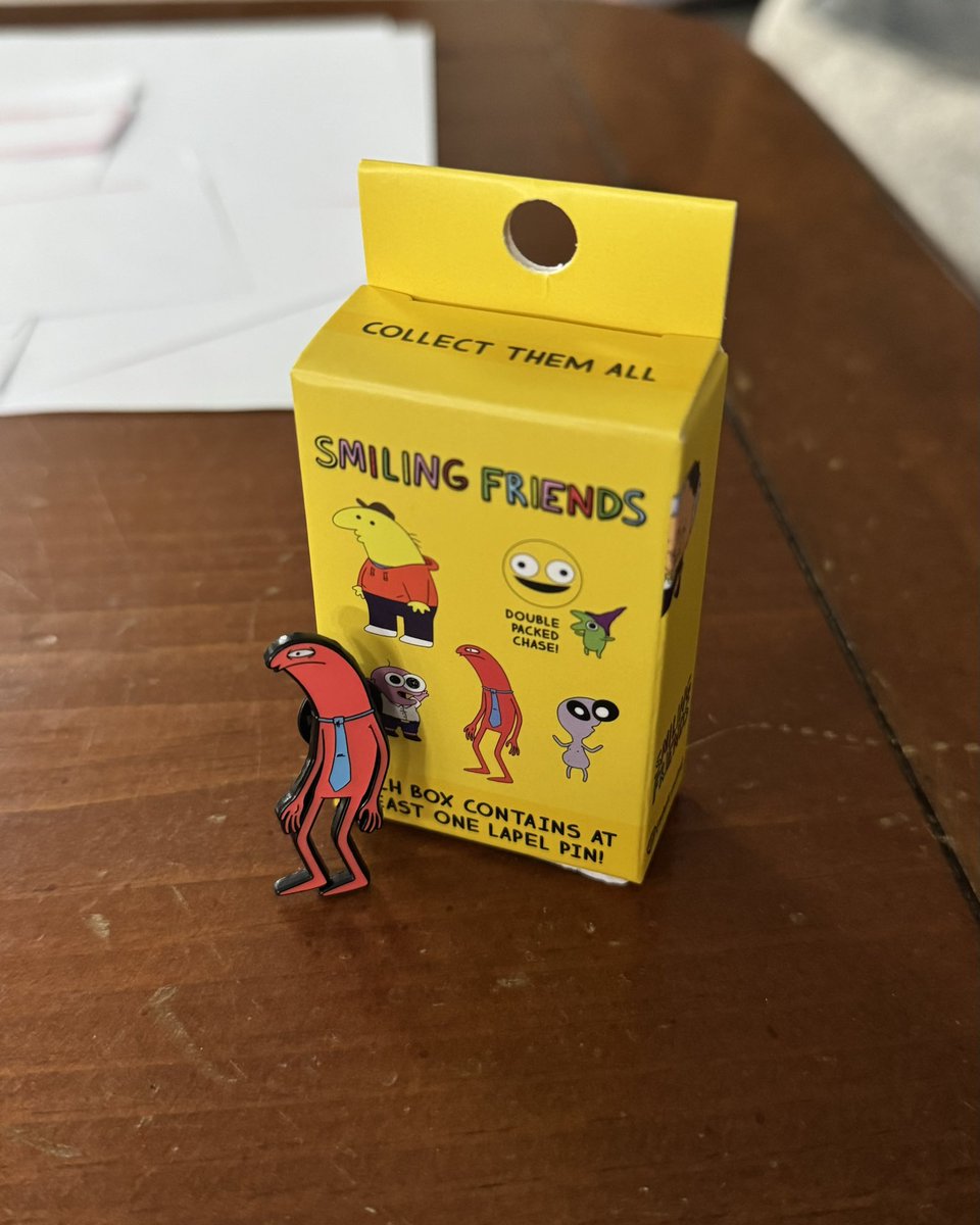 i got a mystery pin and pulled allan my first try. it’s meant to be