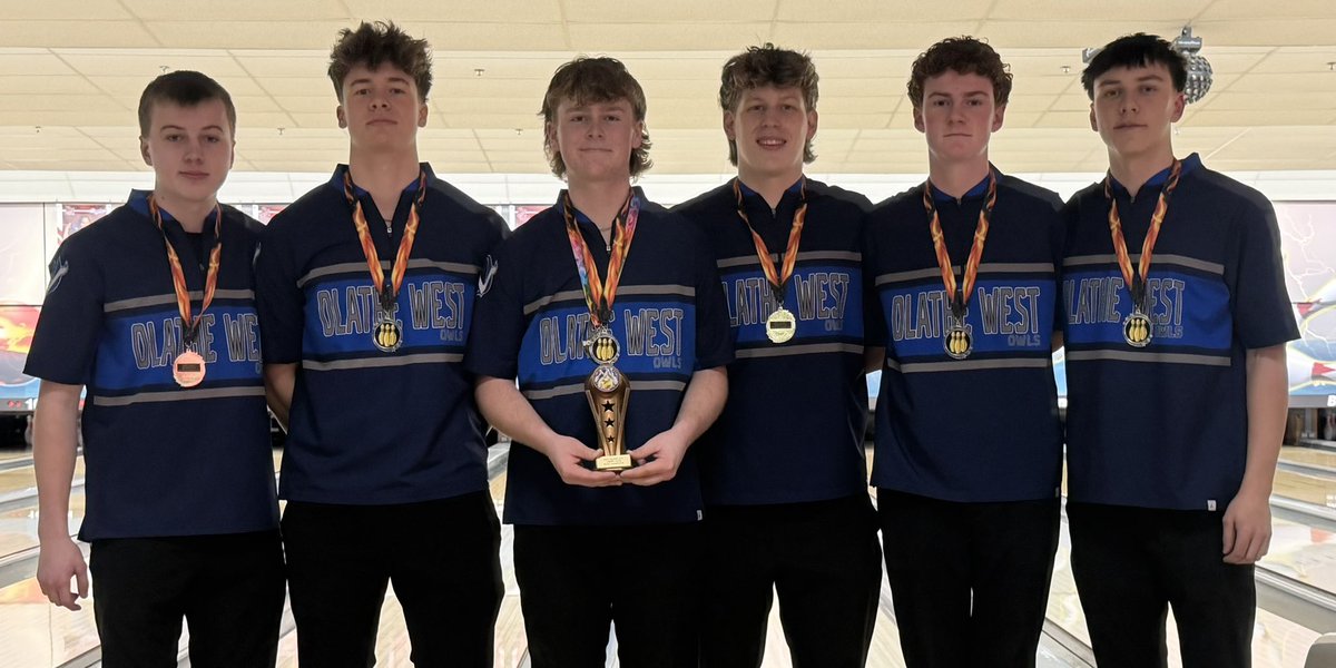 KOresults's tweet photo. Great Day on the Lanes for @knowlenowens and his @OWOwlBowl Teammates!!!

City Championships between the five Olathe schools…

Olathe West pulls the upset to win the Championship!!!

For Knowlen… not bad at all…

Runner-Up finish with a 671.
204
236
231

Regionals next week!!! https://t.co/dKyqSRWJ52