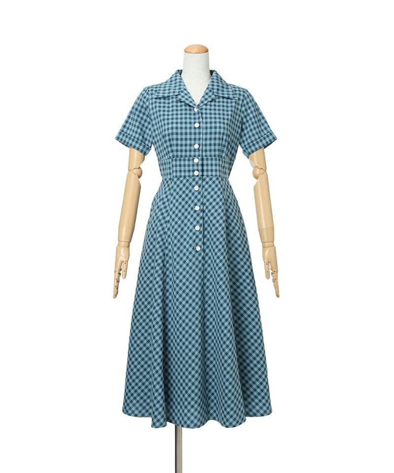 ☑︎𝑃𝑟𝑒 𝑂𝑟𝑑𝑒𝑟 レトロなカラーリングのギンガムチェックが目を