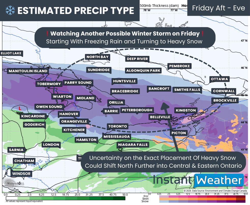 Instant Weather Ontario ❄️ tweet media