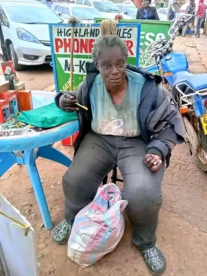 The story of Dorothy Muoma, a former Kitale court magistrate, who ended up in the streets of Kitale after suffering mental illness. 

One day she was suspended from her work, walked out of courtroom hoping she would walk back again, only to be dismissed after some time.

As