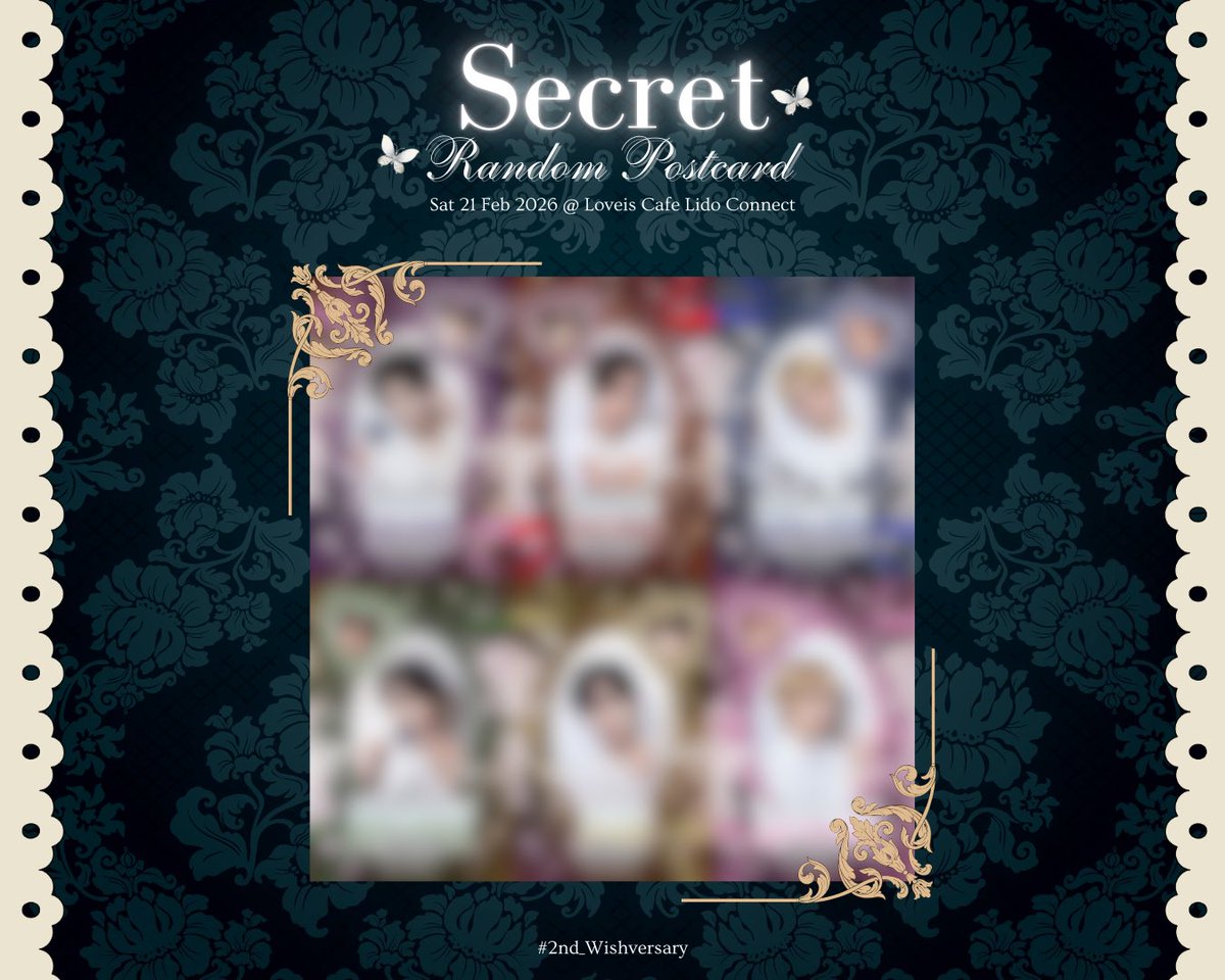 be_fond_ofwish's tweet image. 𝘾𝘼𝙁𝙀 𝟮 𝙔𝙀𝘼𝙍𝙎 𝘼𝙉𝙉𝙄𝙑𝙀𝙍𝙎𝘼𝙍𝙔 𝙉𝘾𝙏 𝙒𝙄𝙎𝙃
🌷🐈‍⬛🐈🌳🦭🥐

જ⁀➴ 𝑷𝒂𝒓𝒕𝒊𝒄𝒊𝒑𝒂𝒏𝒕 𝑨𝒄𝒕𝒊𝒗𝒊𝒕𝒊𝒆𝒔

*ทางคาเฟ่จะมีจัดกิจกรรมสอยดาวสำหรับผู้มี Wristband (Wristband จะได้รับณ จุดลงทะเบียน และจะได้รับสำหรับผู้ซื้อคูปองเข้างานเท่านั้น)

#2nd_wishversary