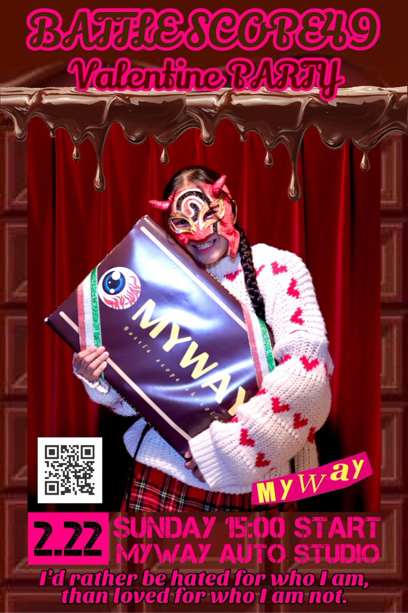 バトルスコープ【バレンタインパーティー】
何が起こるのか…｡
九州Jrヘビー級タッグタイトルマッチも開催されるとの事ですが…｡
船長の怪我の具合は…｡
友達も誘ってみんなでチョコレート食べましょ💖💖💖