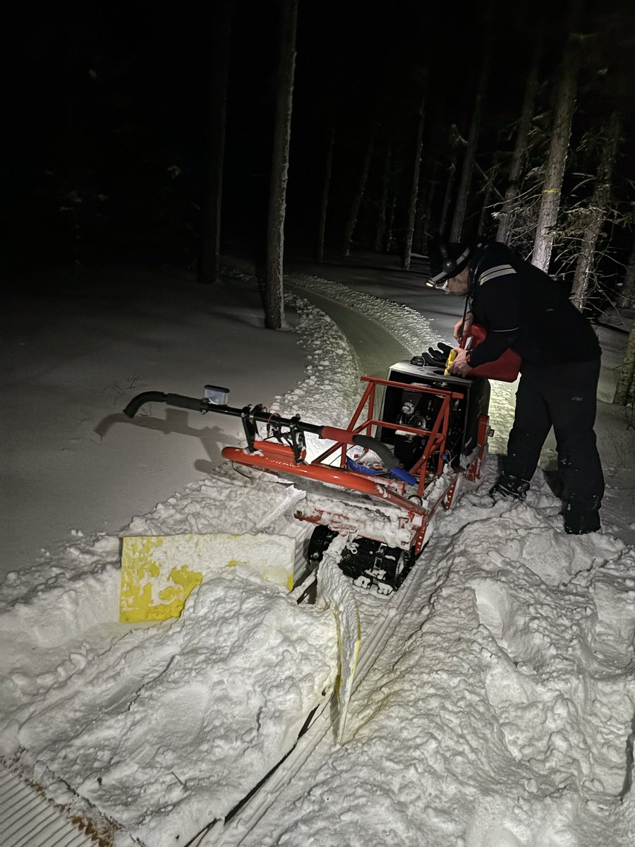 grimbamn's tweet photo. Peter and I were out grooming tonight. We covered Iron Maidenhair, Minneflowta, Gurley Flynn, Tioga Party and Thrillseeker. All haul roads have also been groomed. The trails were soft when we finished. No guarantees. https://t.co/EtLlhdcT7p
