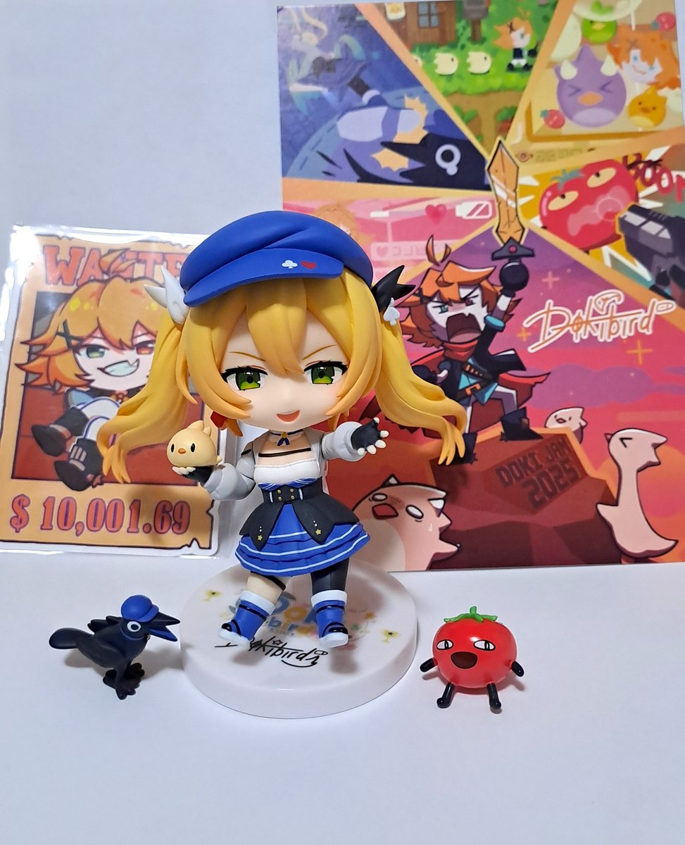 SoftdevWu's tweet photo. My participation reward from #Dokijam arrived a few days ago.๐คฉ
Finally found some time to take a picture of it together with the Doki nendoroid!๐
#dokishrine https://t.co/RqXPGWN0ou