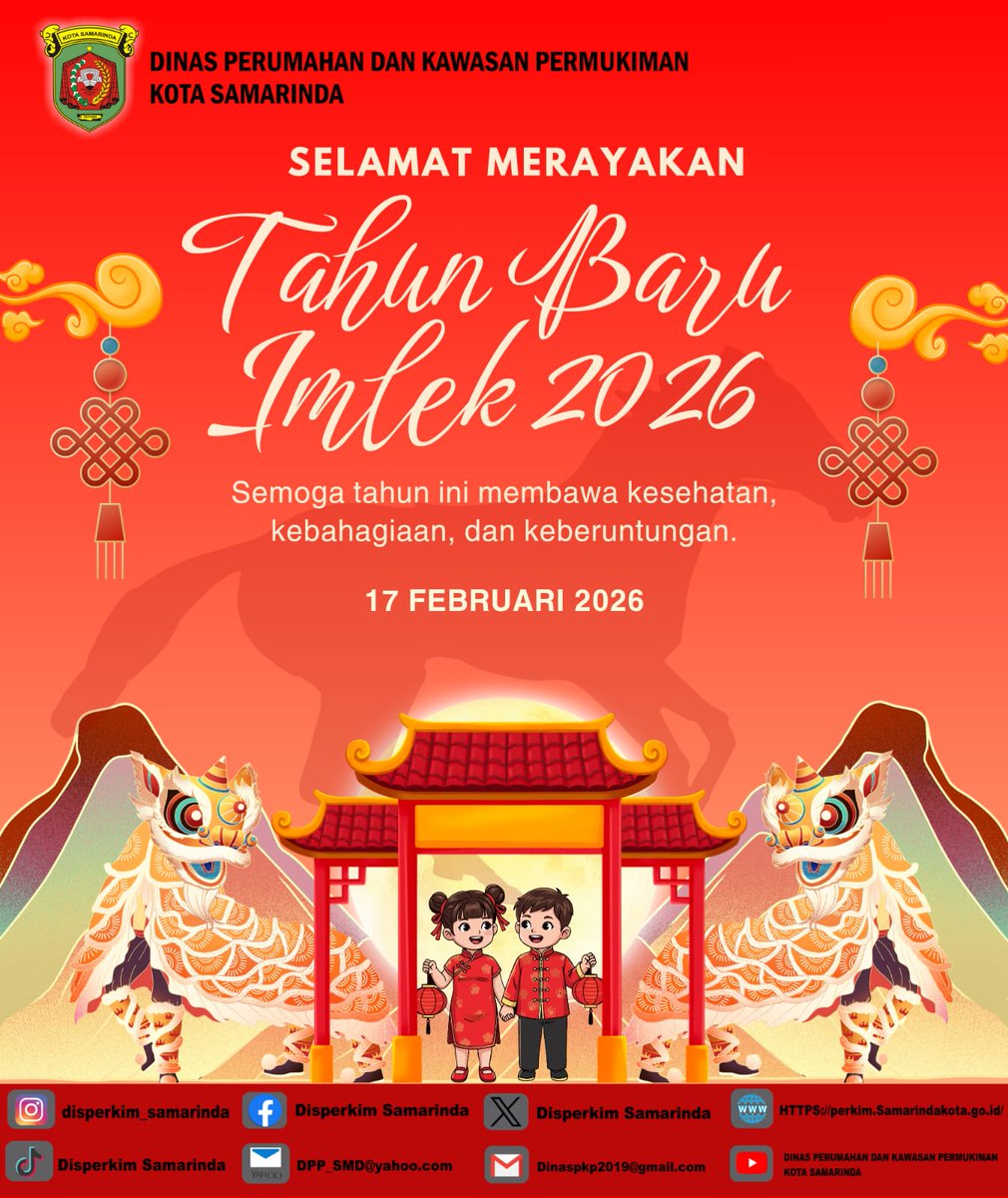 DisperkimSmr's tweet photo. Selamat Merayakan Tahun Baru Imlek ✨ https://t.co/fROMriB5l0