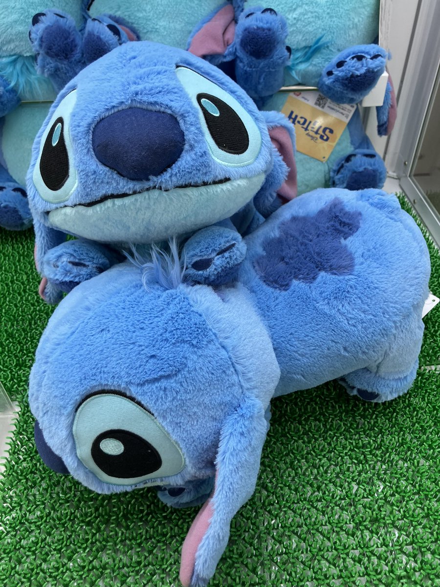 新入荷プライズご紹介🆕 📍#スティッチ 寝そべりなでなでしてね超BIG