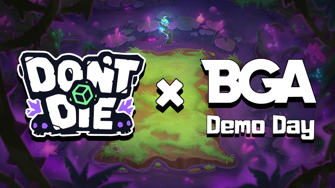 Don't Die will be featured on the <a href="/BGameAlliance/">Blockchain Game Alliance</a>'s Demo Day in a few hours, we can't wait to showcase how a sustainable crypto game can work!

Our Tournament is the showcase - we don't distribute a token that pumps for one day and then crashes. We use NFTs that have value backed