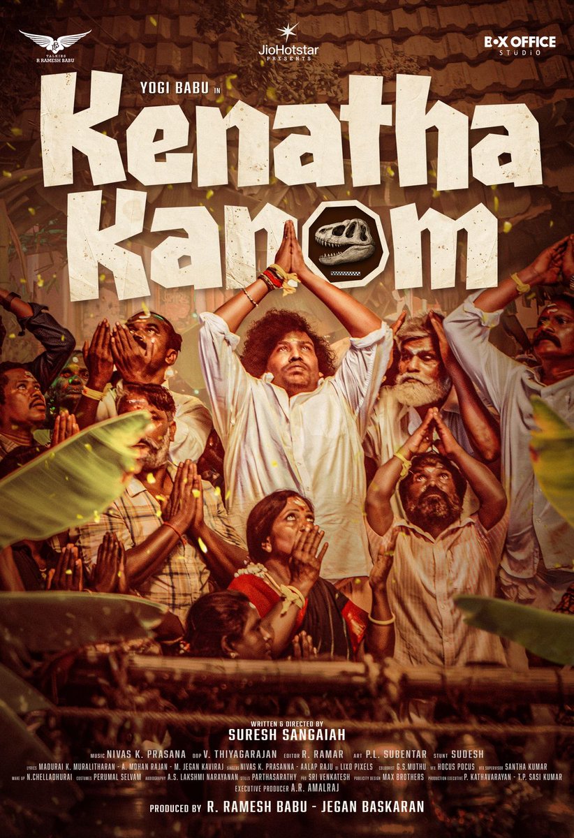 FullOnCinema's tweet image. Here is the first look poster of #KenathaKanom, a rooted and emotional rural entertainer starring #YogiBabu ✨

@iYogiBabu
@LovelynChand
@RaichalRabecca
#ActorRamakrishnan
@sureshsangaiah 
@Thiyagudop1
@PlSubentar
@nivaskprasanna
@ramar_r 
@ProSrivenkatesh