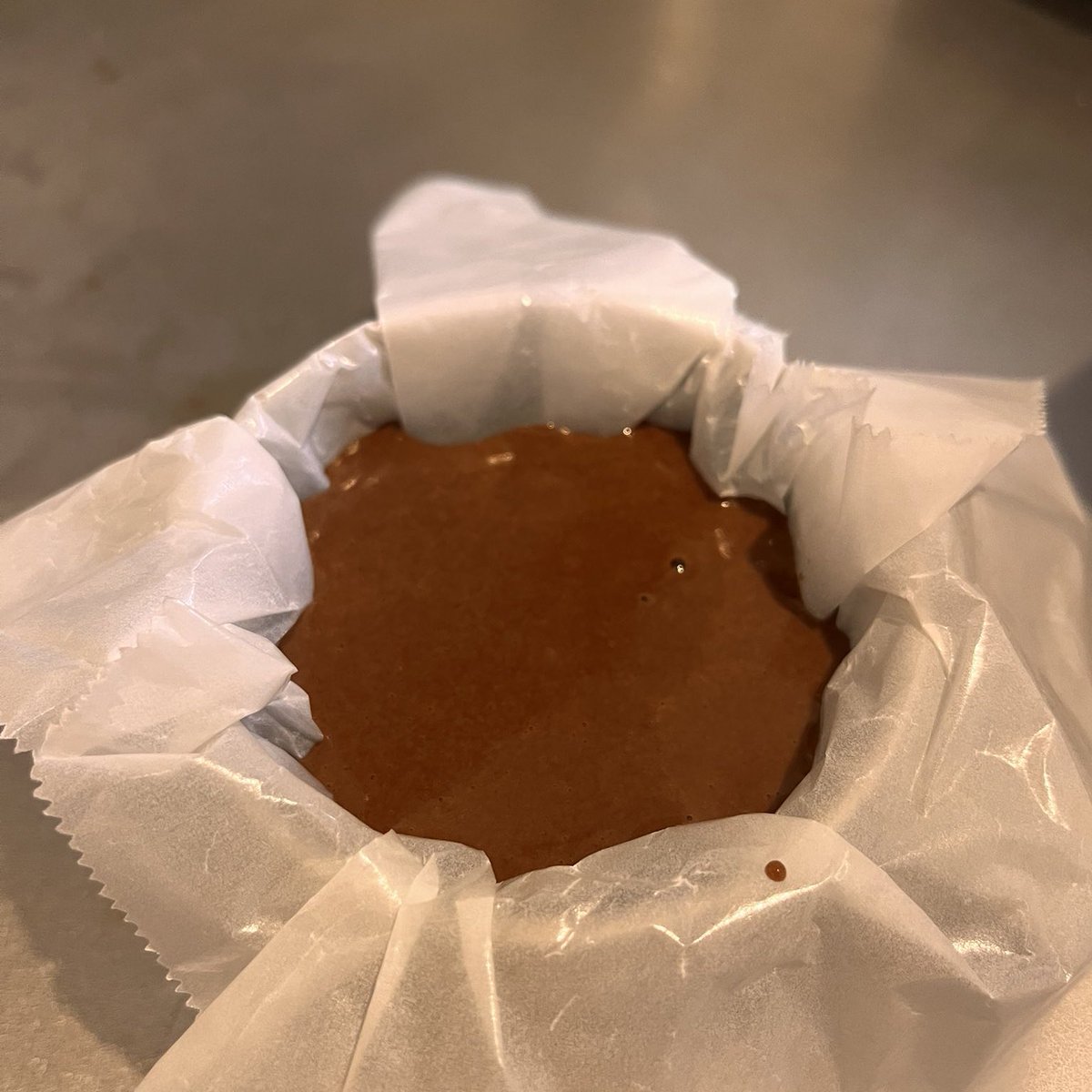 ばいばい膨れなかったケーキ🥱