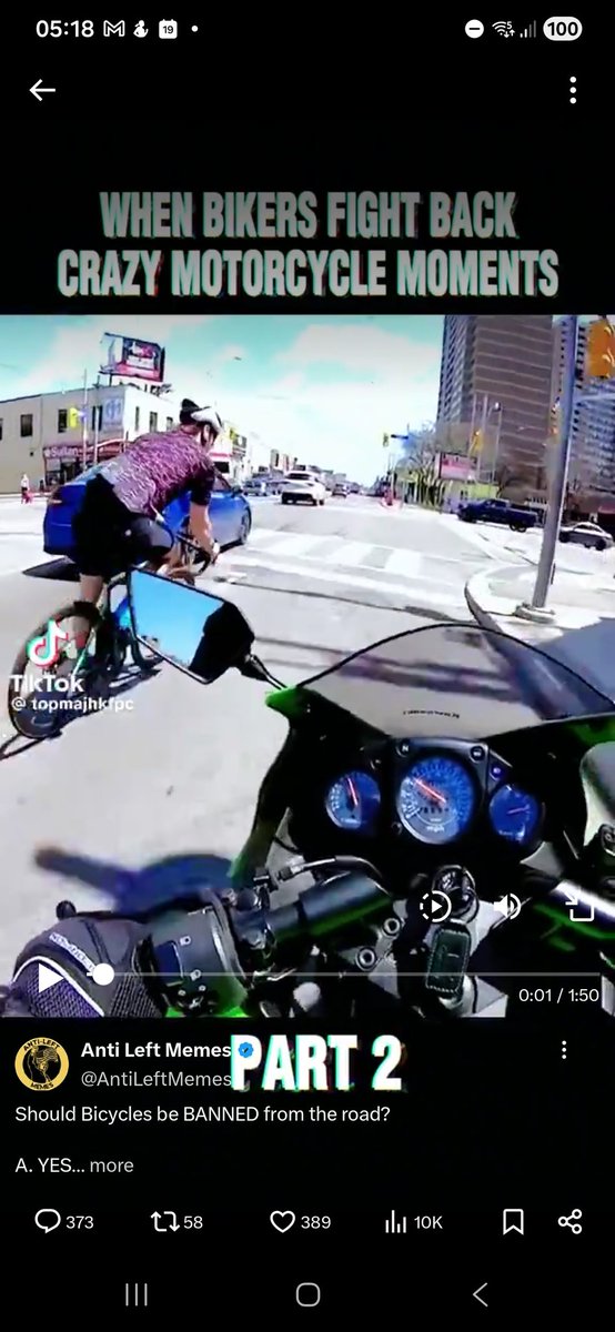 LifeIsDigitalUK's tweet photo. @AntiLeftMemes The moment even the cyclist devices to enter the turn right lane... in front of an established vehicle https://t.co/AydggJ0k0g