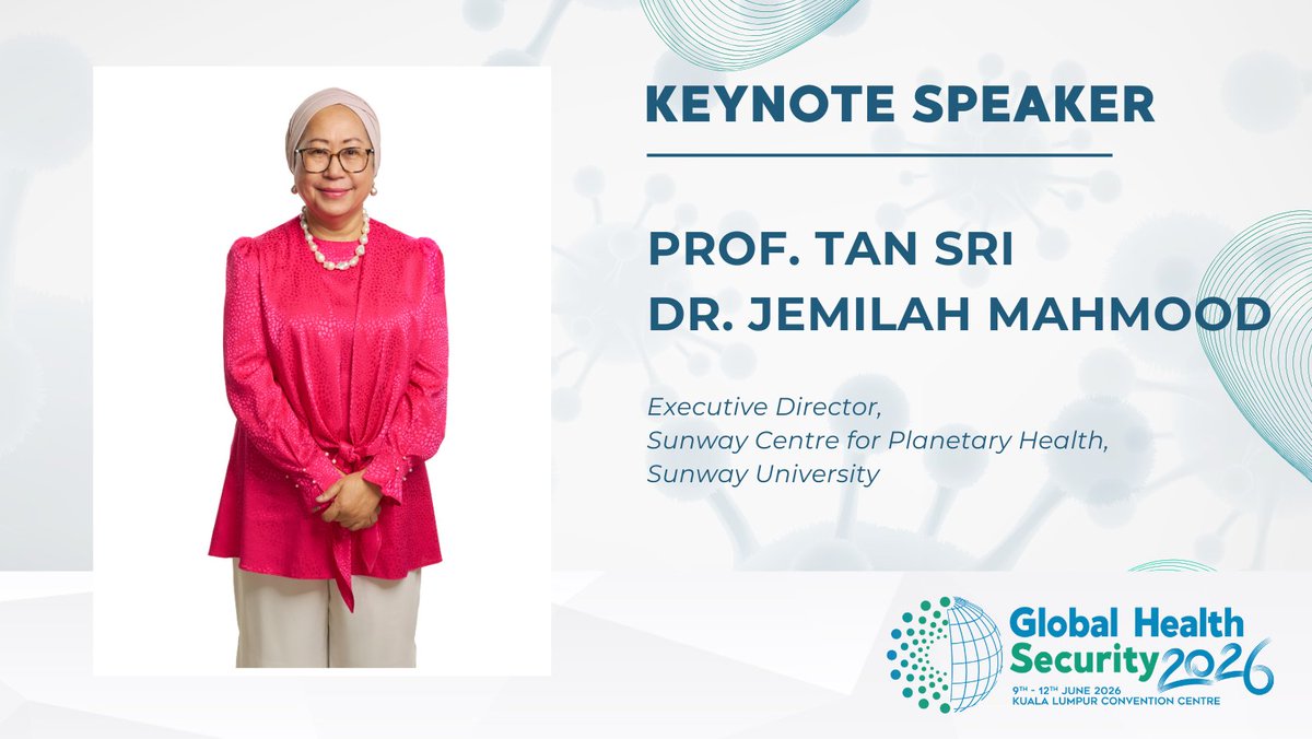 Global Health Security 2026 (9 June - 12 June) tweet media