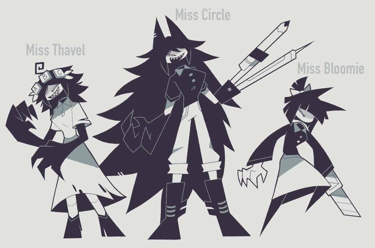 1/7! >:3 the trio!

I didn't really change their design all that much :3 

Also a little thing, this tiny AU of mine is almost like the original, not much changed really, aside from a bit of stuff 
:3 
Read ALT
#fpeAU #FPE #fundamentalpapereducation #fundamentalpapereducationAU