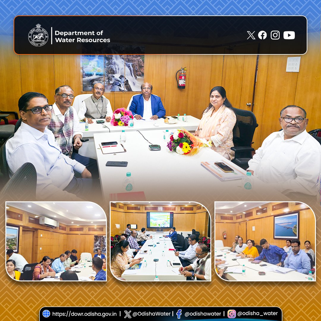 OdishaWater's tweet image. Visit of Director General, Construction Industries Development Council, Govt. of India, to Odisha for the evaluation of nominations of various projects of the #WaterResources department for the Vishwakarma Awards 2026.
#VishwakarmaAwards2026 #InfrastructureExcellence