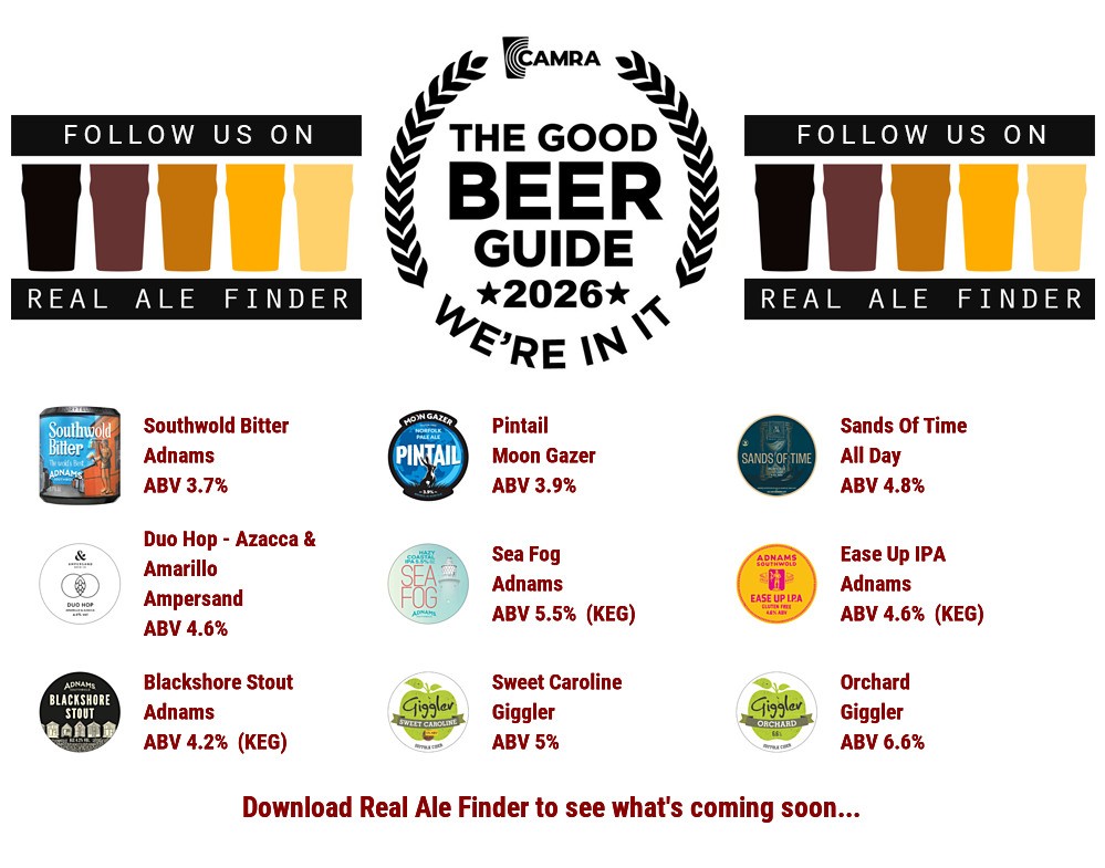 doughtagnan's tweet photo. On the bar today @WRacehorse
I'm off to Cromer so beers at the Red Lion tonight  Beer Board: https://t.co/DfAO8ubSPf

#goodbeerguide @CAMRA_Official @Adnams @moongazerale @alldaybrewing  @AmpersandBrewCo #GigglerCider @NESuffolkCAMRA
#RealAleFinder https://t.co/1jsF4jxmjD