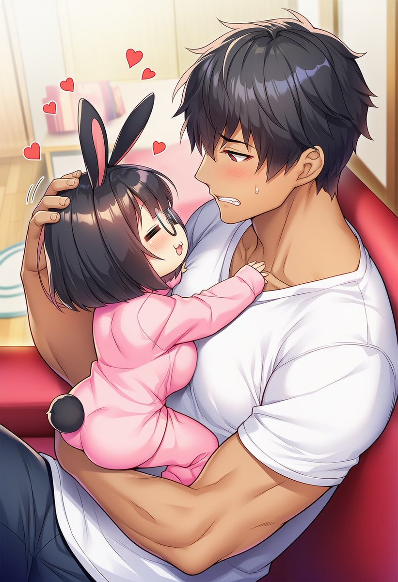 NovelAI
流石に眠くなってきた秋成と、まだまだ甘え足りない此夏。