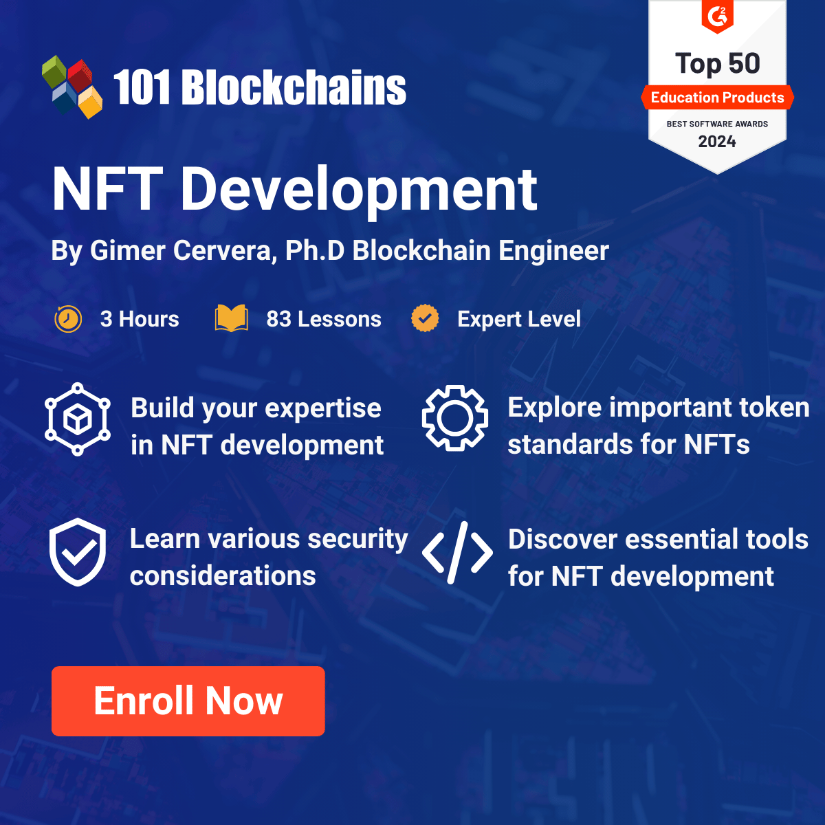 101Blockchains's tweet photo. π₯ Become an NFT Pro! π»
Learn NFT development from scratch:
β
Token standards
β
Security tips
β
Essential dev tools
Level up your blockchain skills & create standout NFTs! π
π https://t.co/jMMe5urulY
#NFT #Blockchain #NFTDev #CryptoTech https://t.co/2IvF7PfYvp
