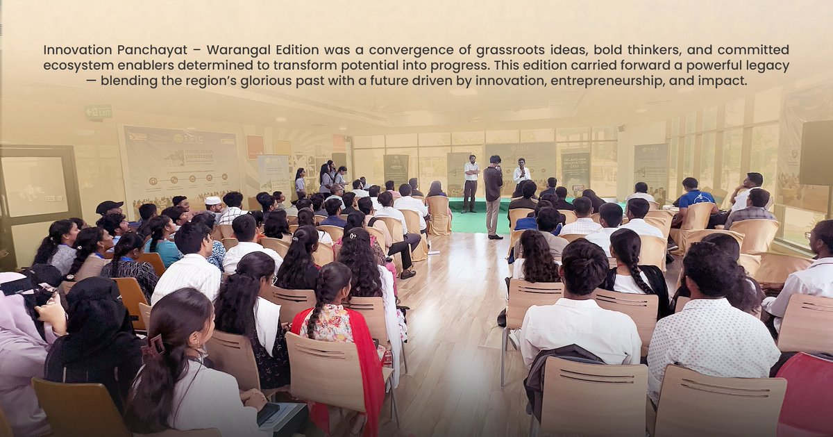 Telangana Innovation Cell, Govt. of Telangana tweet media