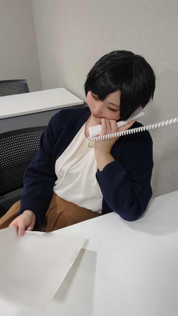 桜蘭七変化の紅一点❤️ ゆきんこゆき子が 今日は仕事風景撮影でした