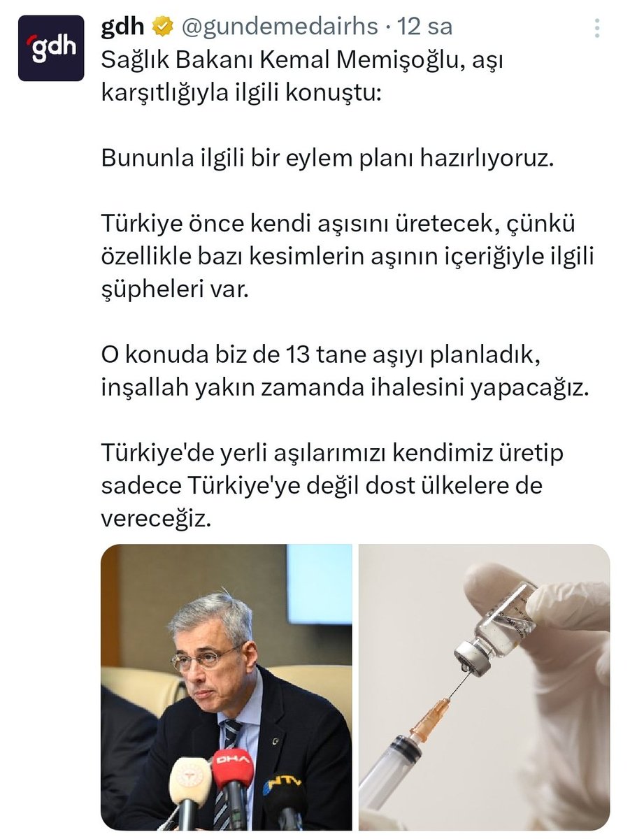 #SONDAKİKA

🔴HÜKÜMET Aşı karşıtlığı ile ilgili bir eylem plânı hazırladığını açıkladı.

🔴DEVA, GELECEK, SAADET SUSKUN!

🔴OLAYLAR KORKUNÇ BİR NOKTAYA GİDİYOR!