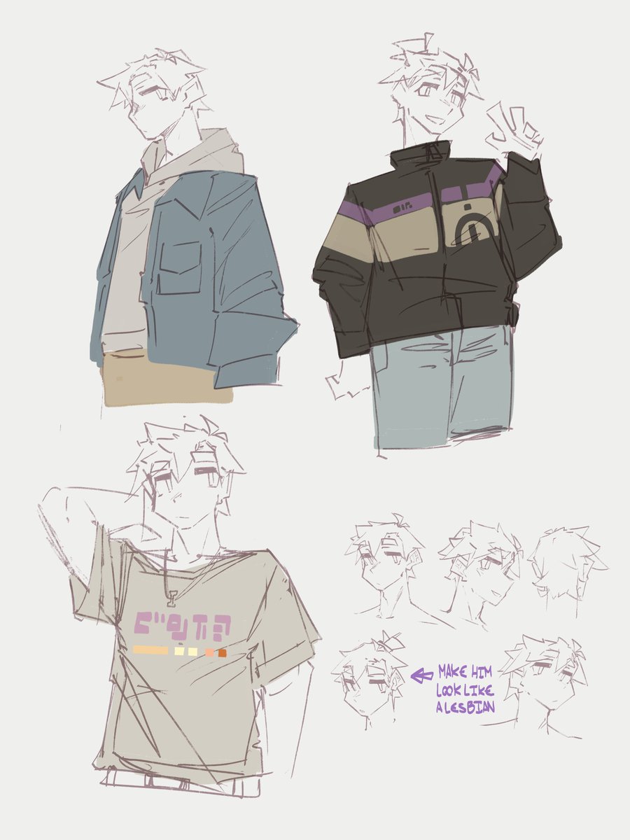 What if Enna had a brother and he looked like a lesbian