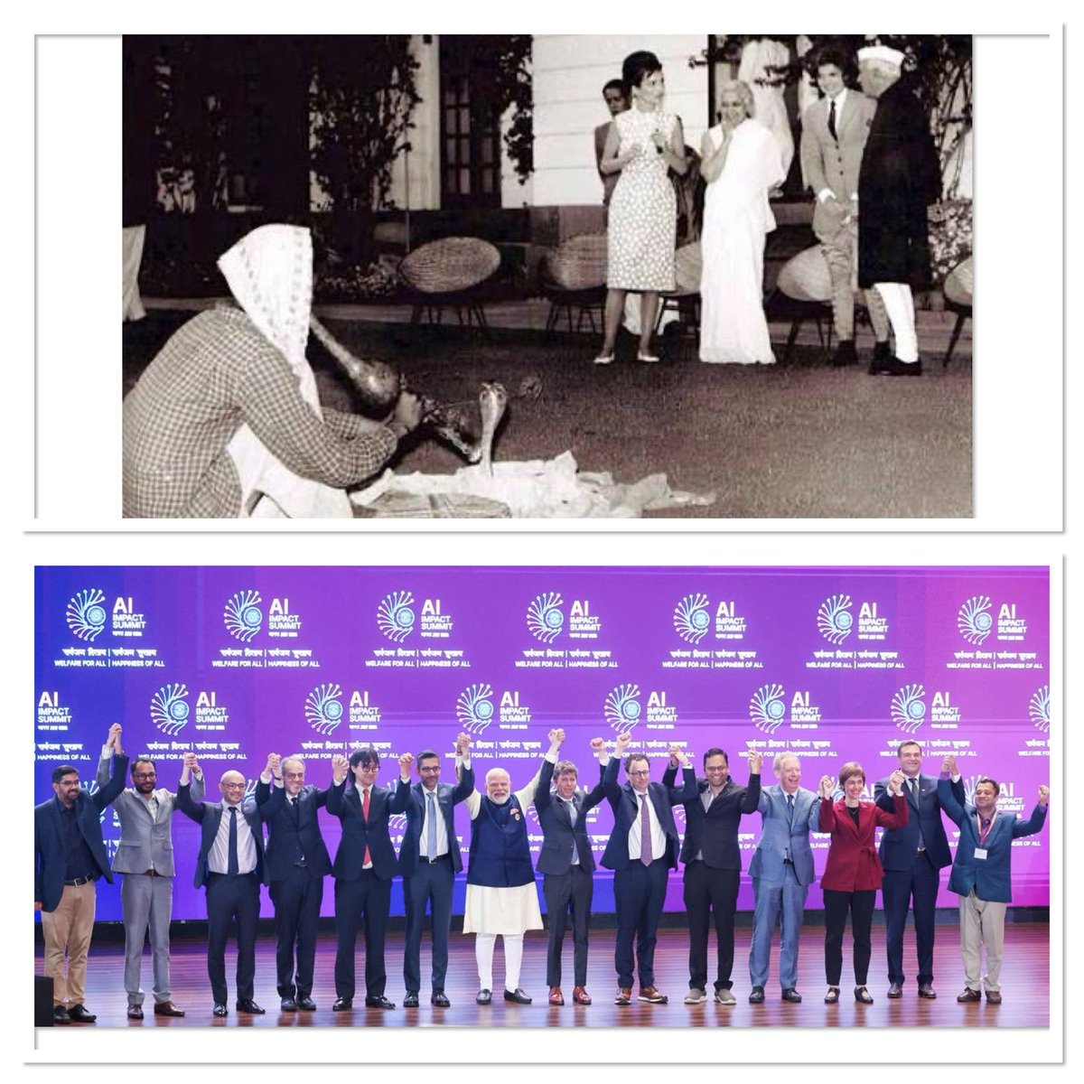 Kal been thi
Aaj AI hai 

Safar wahi hai
bas scale badal gaya.

#IndiaAISummit2026