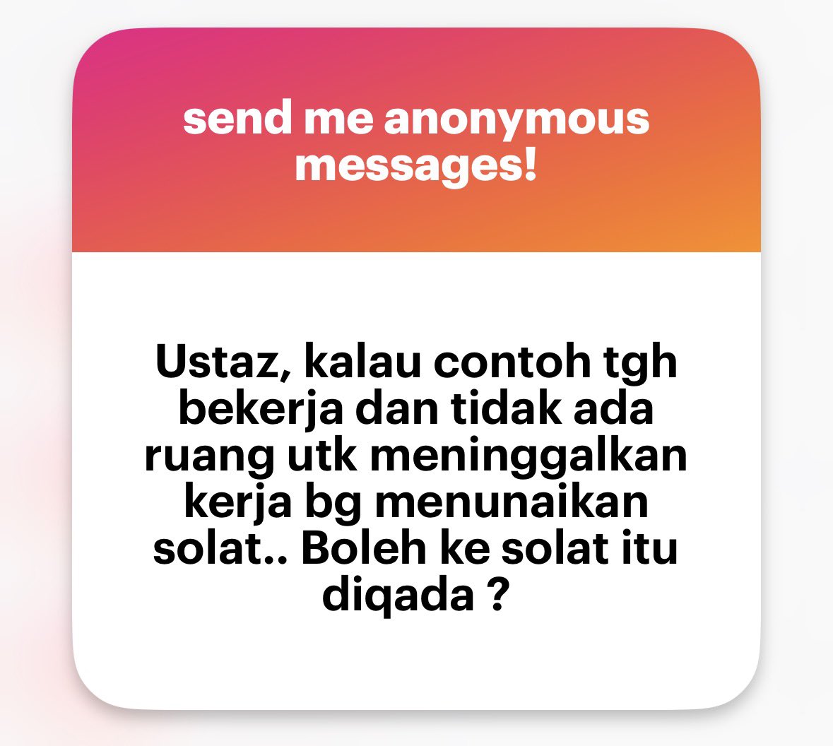 mnasrullah00's tweet photo. Untuk situasi tersedak sebegini pun tidak patut tinggalkan solat dan tunggu qada. 

Kerana meninggalkan solat dengan sengaja termasuk dalam dosa-dosa besar.

Perlu solat juga dalam keadaan jamak antara Zohor dan Asar pada waktu salah satunya tanpa qasar.

Semoga dipermudahkan segala urusan.