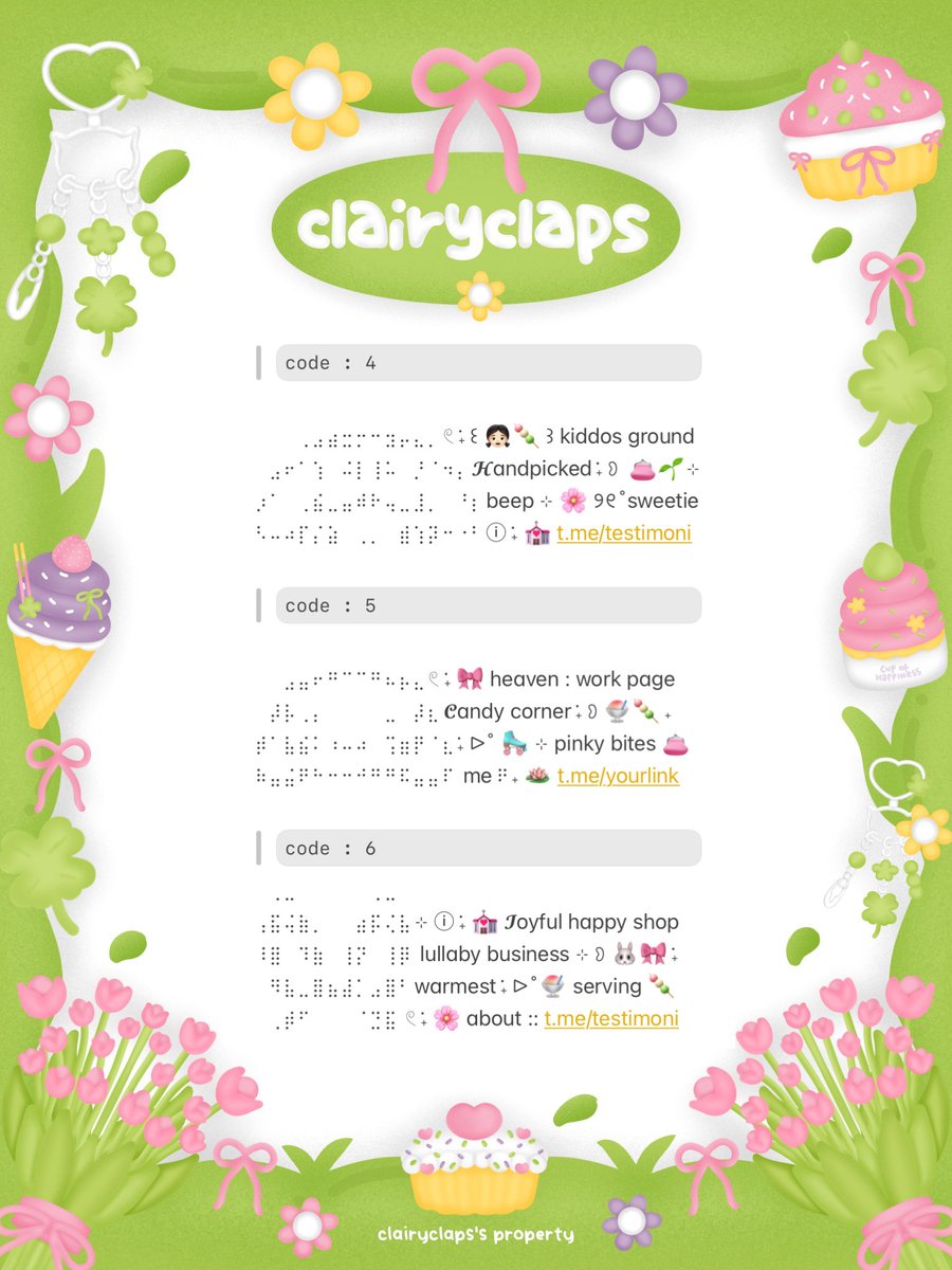 clairyclaps's tweet image. help repost? tysm 💘

mLo ꒰ 🪷 ꒱ ˖ chei kembali merestock nih
ⓘ ࣪˖ 💒 𓏭 ada wording pinned 🎀🍡 ⊹
bisa dijemput dengan 𓏲 ࣪˖ 🌸 &amp;lt;5.500&amp;gt; aja!
knockie knockie and mt after dm ya! 🌱

taggie. #zonauang