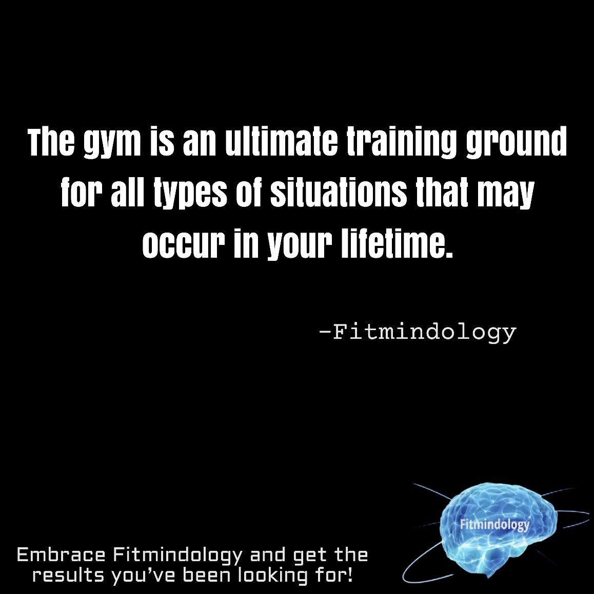 Fitmindology's tweet photo. The gym is an ultimate training ground for all types of situations that may occur in your lifetime. 
-Fitmindology 🧠
.
.
#BattleTested #MentallyStable #MentallyStrong #RiseToTheOccasion #OvercomeChallenges #StrongMinded #Brave #Courage #Unbreakable #2Strong #HeadStrong #Heart https://t.co/8MGFeM8voR