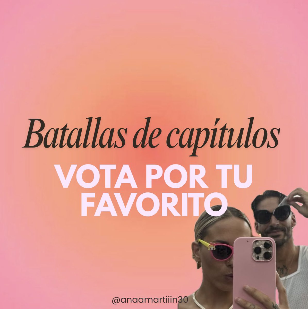 𝗗𝗜𝗡𝗔́𝗠𝗜𝗖𝗔 𝗩𝗜𝗢𝗟𝗘𝗗𝗜 | Como hoy hemos llegado al cap 50, es hora de ver cuál de todos ha sido nuestro capítulo favorito.
A lo largo del día iré subiendo batallas de capítulos (van por orden de subida). 
sigo + 
#ViolediMTMAD50