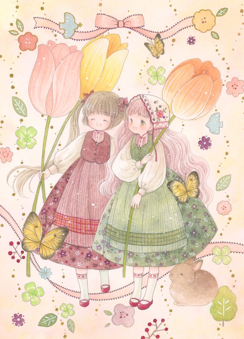 🌷🌷
 #みんなのチューリップ作品が見たい