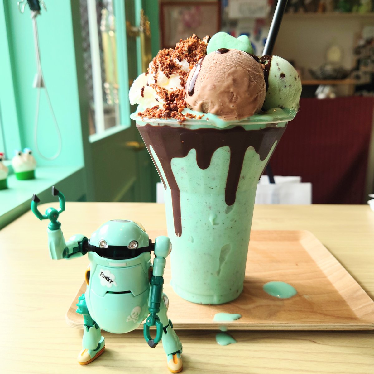 チョコミントは、食べて美味しい目で見て可愛い！ #チョコミントの日