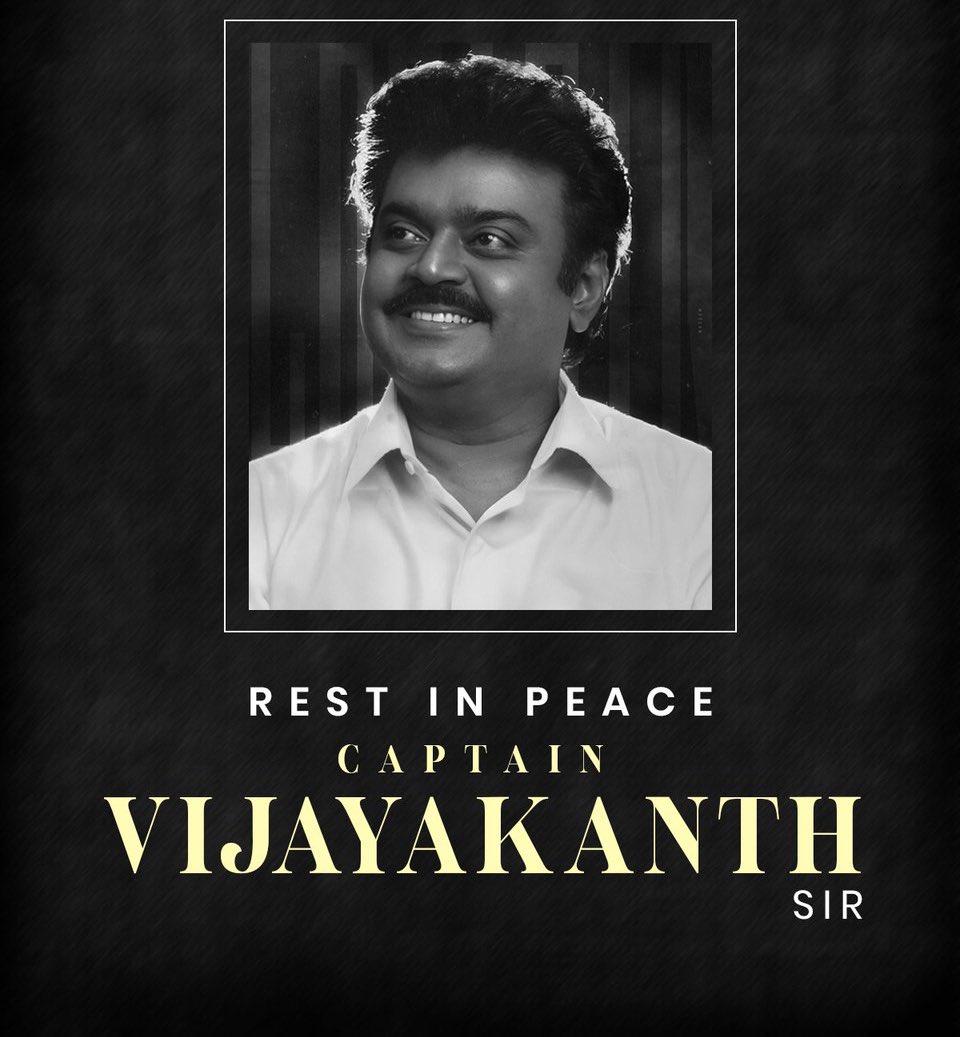 gagsshri's tweet photo. மீண்டும் மரித்தார் கேப்டன்
#RIP_Captain https://t.co/4D0eLIBfXN