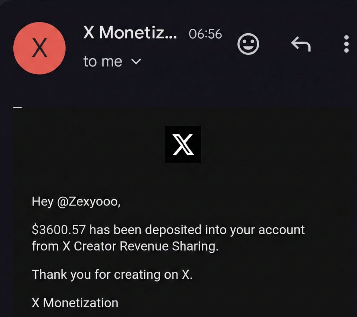 Build your X Account

X is a full time job. 

Just say “hello” 

And Earn From X.

Never give up.