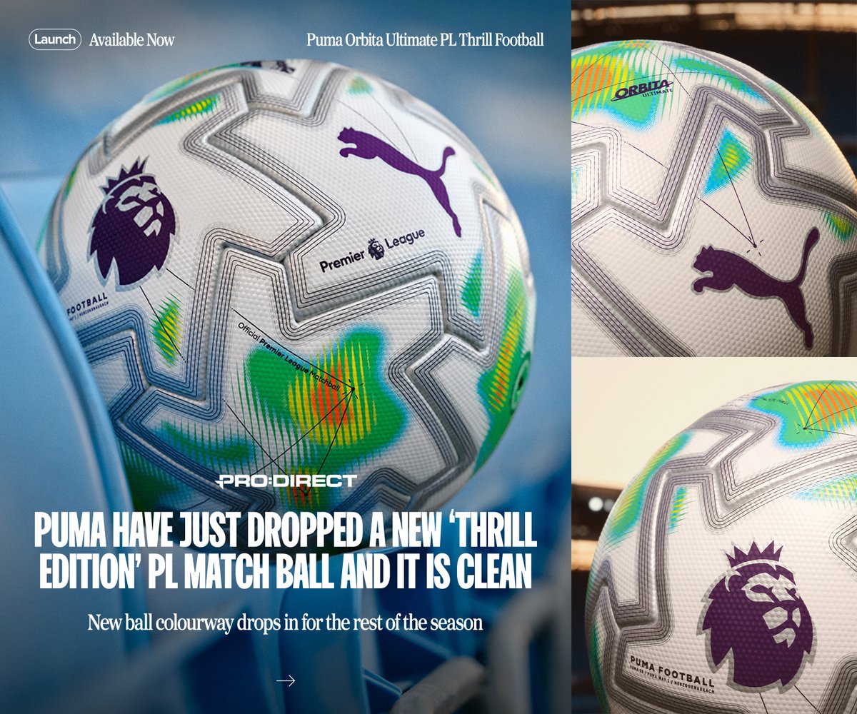 pro direct premier league ball