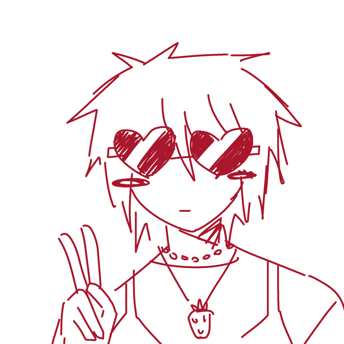 what if #realkierrrr had heart glasses